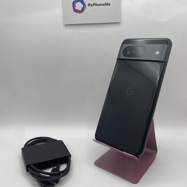 Google Pixel 8 - Unlocked, 128 GB, Obsidian, 8 GB, G9BQD, Sub-6 5G