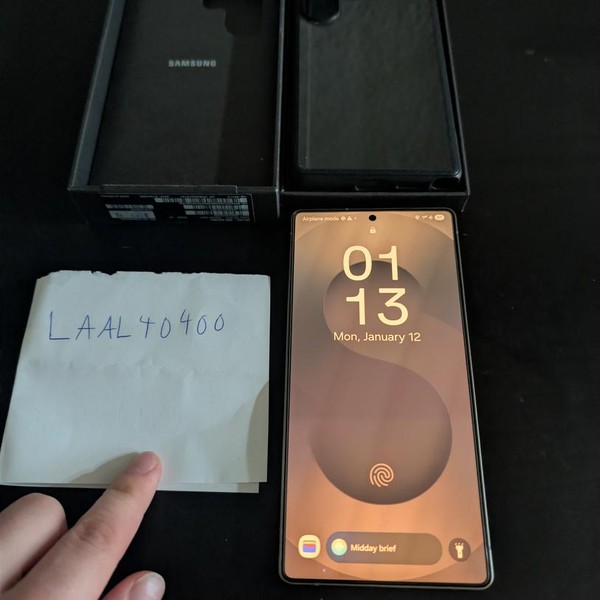 Samsung Galaxy S25 Ultra - T-Mobile, Black, 256 GB, 12 GB, SM-S938U