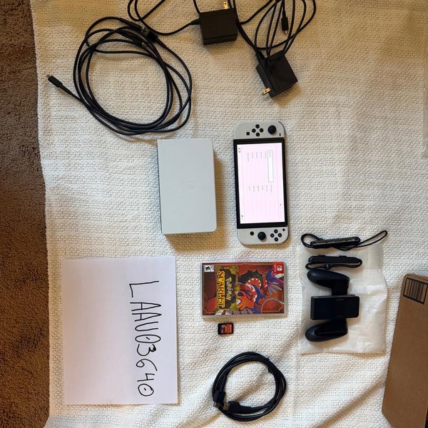 Nintendo Switch - OLED - White, 64 GB