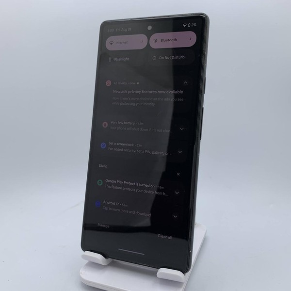 Google Pixel 6 - Unlocked, 128 GB, Black, 8 GB, GB7N6