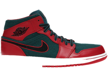 Jordan 1 Mid Gym Red Black Dark Sea for sale