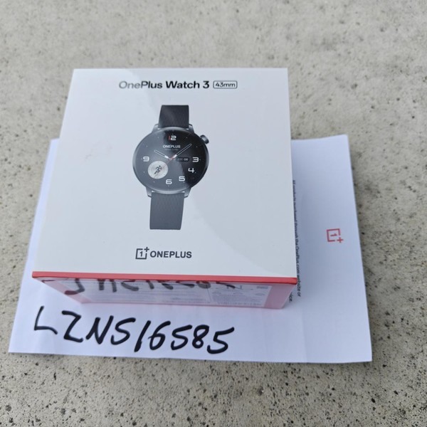 OnePlus Watch 3 - Black Steel, 43mm