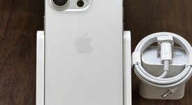 Fair
													Apple iPhone 15 Pro - Unlocked, White, 128 GB, A2848, photo 1 of 7
