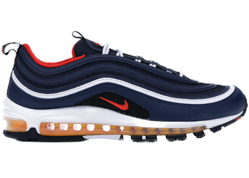 Nike Air Max 97 Midnight Navy Habanero Red for sale
