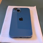 Good Apple iPhone 13 - Unlocked, Blue, 128 GB, A2482
