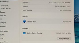 Good
													MacBook Pro 2019 - 16" - I7, Gray, 512 GB, 32 GB, photo 3 of 11