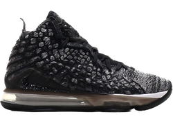 LeBron 17 Black White (GS) for sale