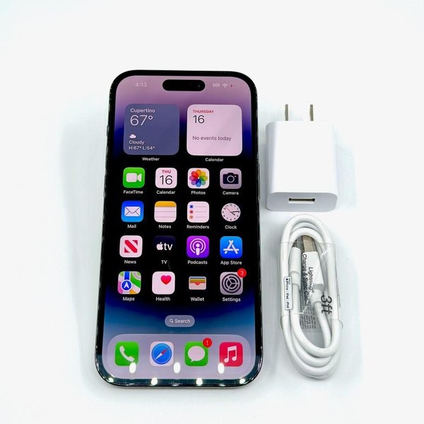 Apple iPhone 14 Pro - AT&T, 256 GB, Black, A2650