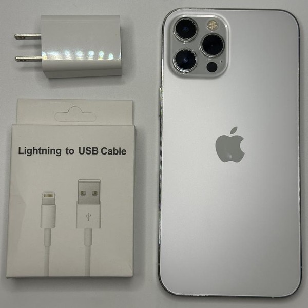 Apple iPhone 12 Pro Max - Unlocked, 256 GB, Silver, A2342