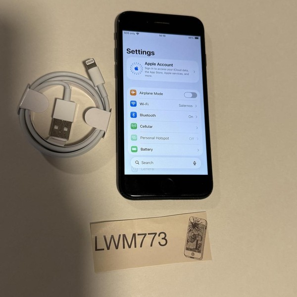 Apple iPhone SE 3rd Gen 2022 - Unlocked, 64 GB, Midnight, A2595