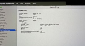 Good
													MacBook Pro Late 2023 (M3) - 14" - Apple M3 Pro 11-core, Black, 512 GB, 18 GB, 14-core GPU, photo 4 of 14