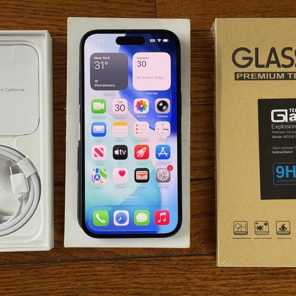 Apple iPhone 15 - Unlocked, 128 GB, Black, A2846