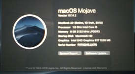 Mint
													MacBook Air 2018 - 13" - I5, Gray, 256 GB, 8 GB, photo 1 of 5