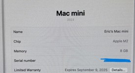 Mint
													Mac mini 2023 - Apple M2, 256 GB, 8 GB, 1 Gigabit Ethernet, photo 2 of 12