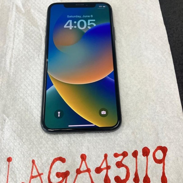 Apple iPhone X - Unlocked, 64 GB, Gray, A1865