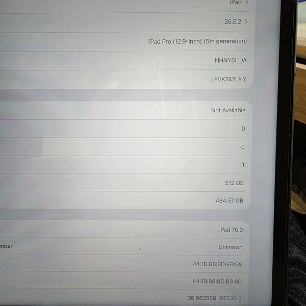 Apple iPad Pro 12.9 inch 5th Gen 2021 - Unlocked, 512 GB, Gray