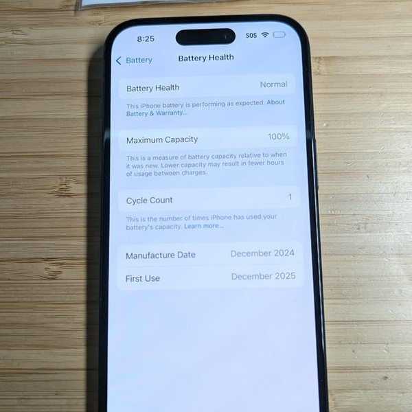 Apple iPhone 15 - Unlocked, 128 GB, Black, A2846