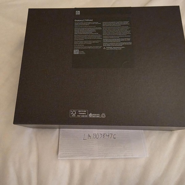 Galaxy Z Trifold - Unlocked, 512 GB, Crafted Black, 16 GB, SM-F968U1