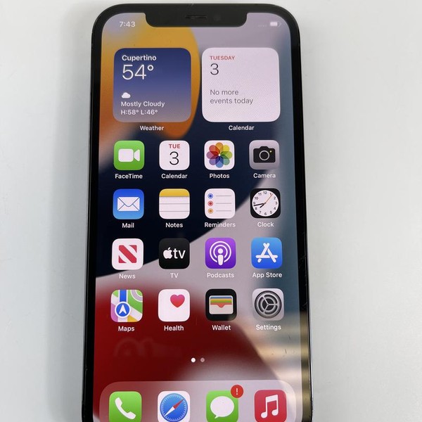 Apple iPhone 12 Pro - Unlocked, 256 GB, Pacific Blue, A2341