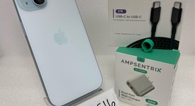 Good
													Apple iPhone 15 - Unlocked, Blue, 128 GB, A2846, photo 1 of 12