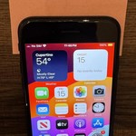 Mint Apple iPhone SE 3rd Gen 2022 - Unlocked, 64 GB, Midnight, A2595