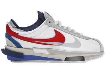 Nike Zoom Cortez SP sacai White University Red Blue for sale