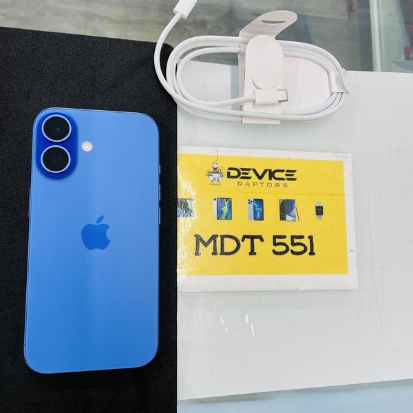 Apple iPhone 16 - Unlocked, 128 GB, Ultramarine, A3081