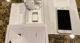 Good
													Apple iPhone 8 - Unlocked, Silver, 64 GB, A1863, photo 1 of 8