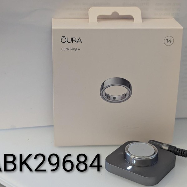 Oura Ring Gen 4 - Silver, Size 14