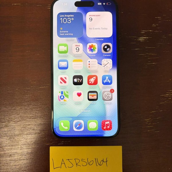 Apple iPhone 15 Pro - Unlocked, 128 GB, Black, A2848