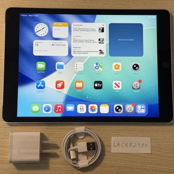 Apple iPad 9th Gen - Unlocked, 64 GB, Silver, A2603