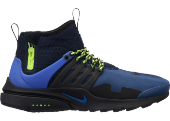 Nike Air Presto Mid Utility Navy Volt for sale