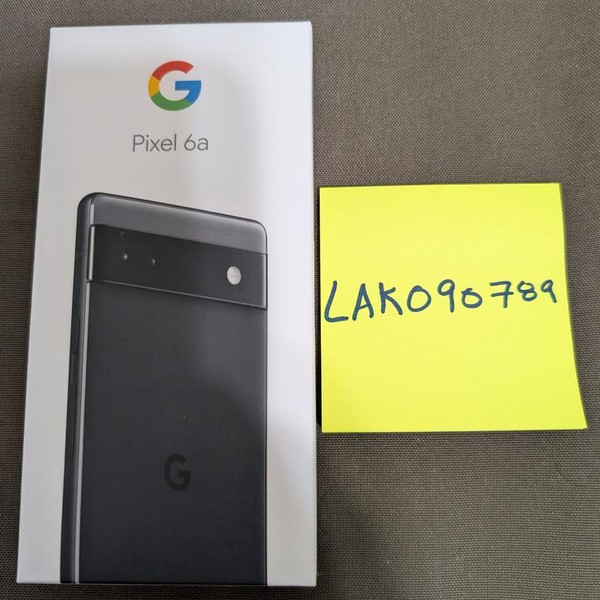 Google Pixel 6a - Unlocked, 128 GB, Charcoal, 6 GB, GX7AS