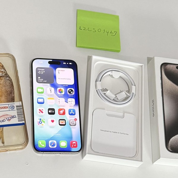 Apple iPhone 15 Pro Max - Unlocked, 256 GB, Natural, A2849