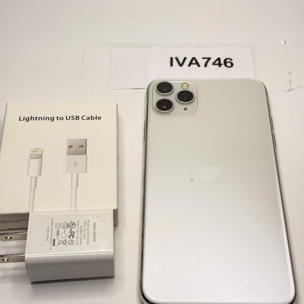 Apple iPhone 11 Pro Max - Unlocked, 256 GB, Silver, A2161