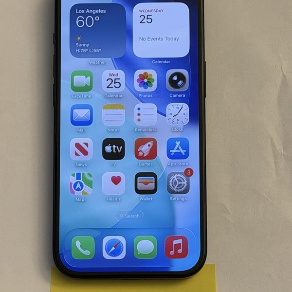 Apple iPhone 15 - Unlocked, 128 GB, Black, A2846