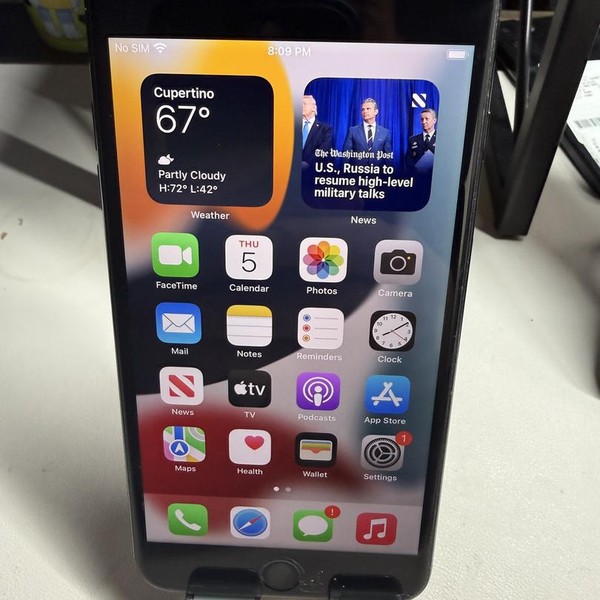 Apple iPhone 7 Plus - Unlocked, 128 GB, Jet Black, A1784, GSM