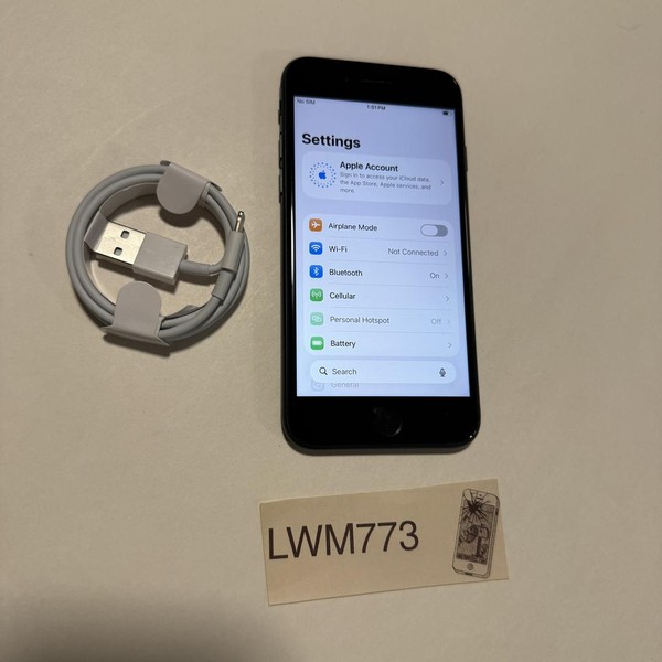 Apple iPhone SE 3rd Gen 2022 - Unlocked, 64 GB, Midnight, A2595