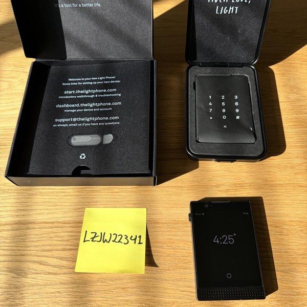 Light Phone 3 - Unlocked, Black, 128 GB, 6 GB