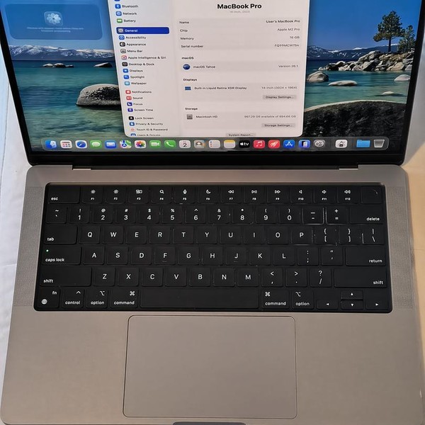 MacBook Pro 2023 - 14 inch - 1 TB, Gray, 16 GB, Apple M2 Pro 10-core