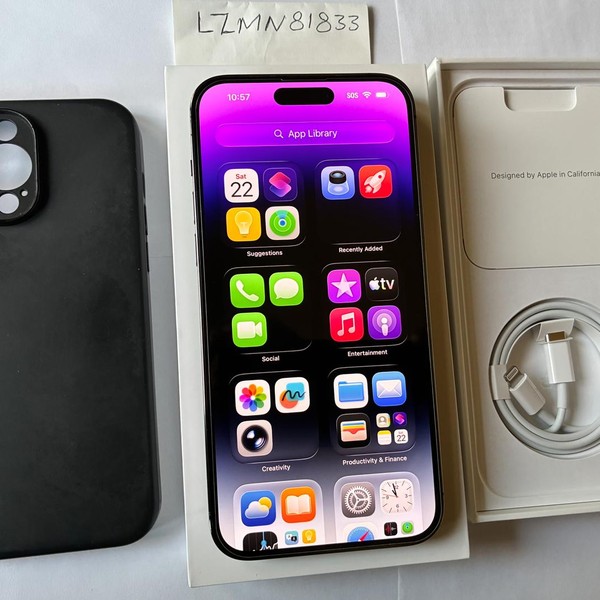 Apple iPhone 14 Pro Max - Unlocked, 128 GB, Purple, A2651