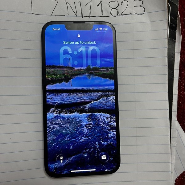 Apple iPhone 16e - Boost, 128 GB, Black, A3212