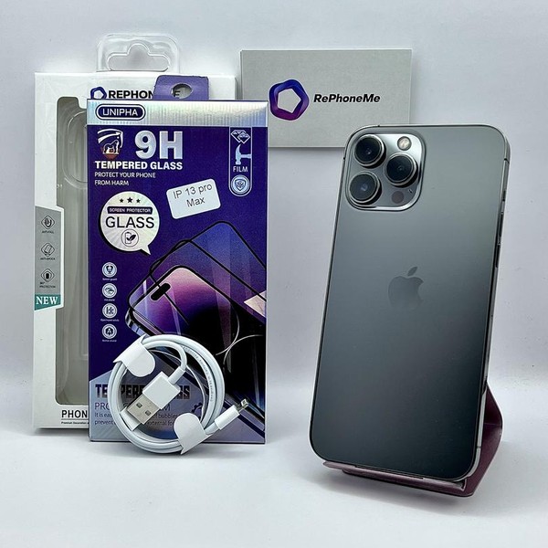 Apple iPhone 13 Pro Max - Unlocked, 128 GB, Graphite, A2484