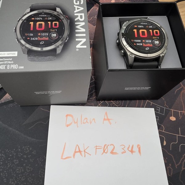 Garmin Fenix 8 Pro - Titanium, AMOLED