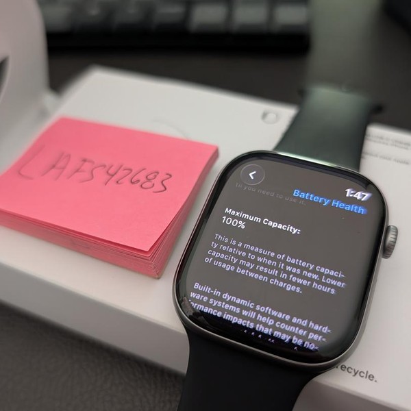 Apple Watch Series 11 46mm - Unlocked, Space Gray, A3337 - Cellular, Aluminum