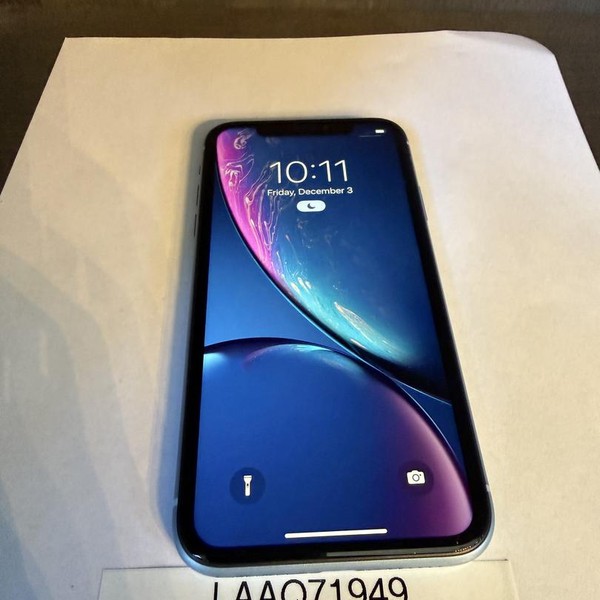 Apple iPhone Xr - Unlocked, 128 GB, Blue, A1984