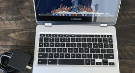 Good
													Samsung Chromebook Plus - Silver, 32 GB, 4 GB, v1, photo 1 of 7