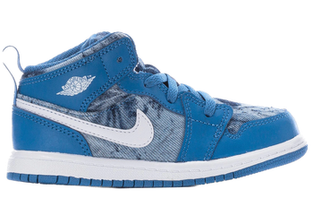 Jordan 1 Mid Washed Denim (TD) for sale