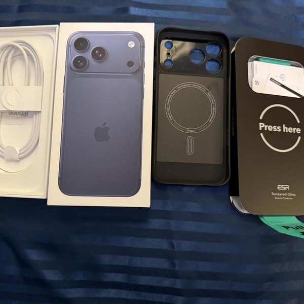 Apple iPhone 17 Pro Max - Unlocked, 256 GB, Deep Blue, A3257