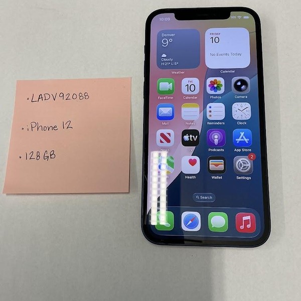 Apple iPhone 12 - AT&T, 128 GB, Blue, A2172